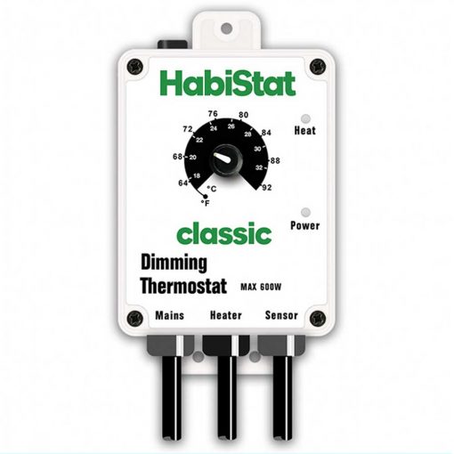 Habistat Dimming Thermostat, White, Max 600 Watts