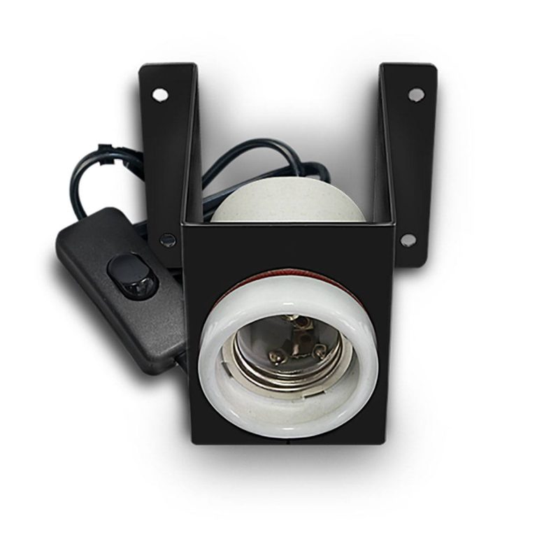 Arcadia Ceramic Lamp Holder Pro & Bracket On/Off Switch Serpentia