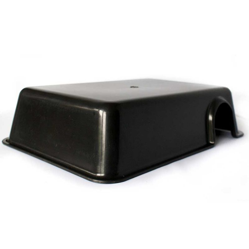 Large Reptile Hides Serpentia Black Plastic Reptile Hides