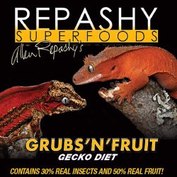 Repashy Superfoods Grubs N Fruit Complete Gecko Diet, With Real Insects and Real Fruit, 85g Pot