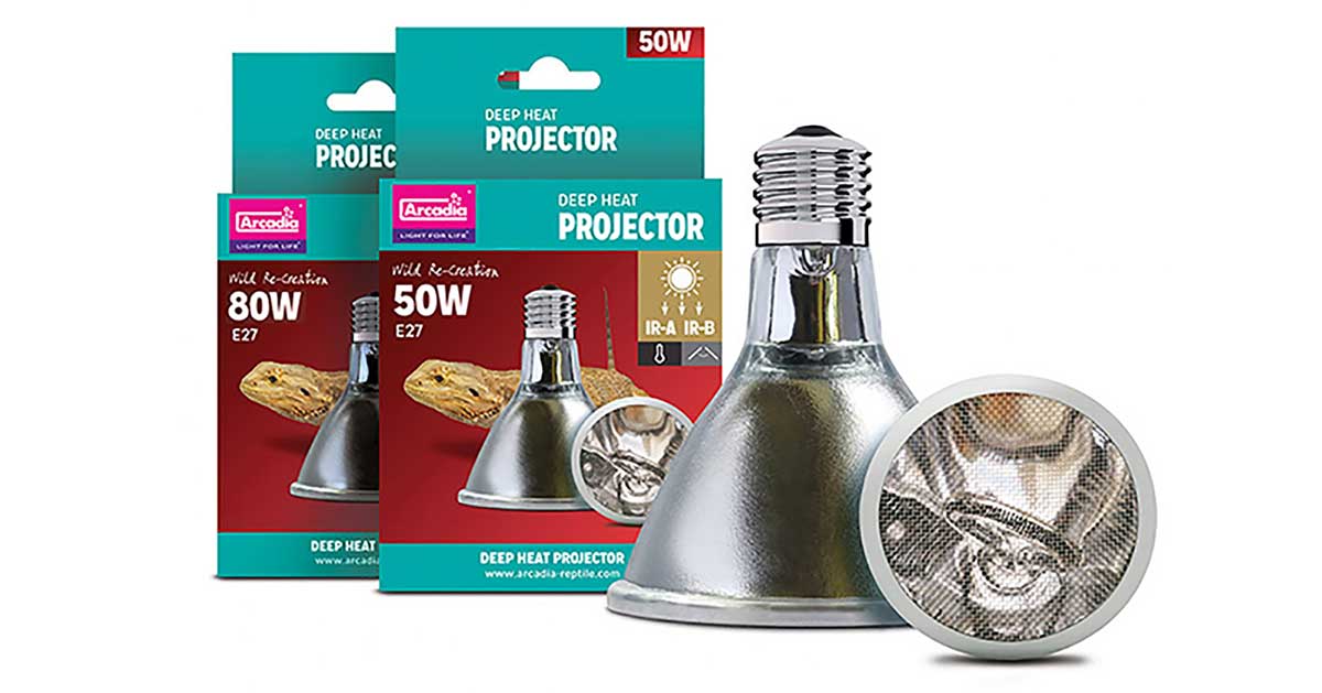 Arcadia Deep Heat Projector 50w InfraRed A and B Serpentia