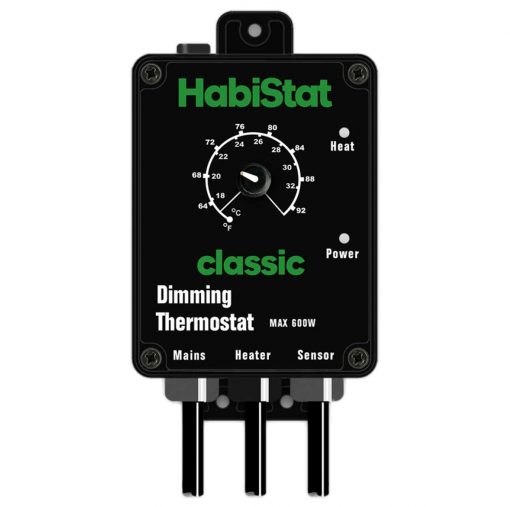 Habistat Dimming Reptile Thermostat Black 600 Watts