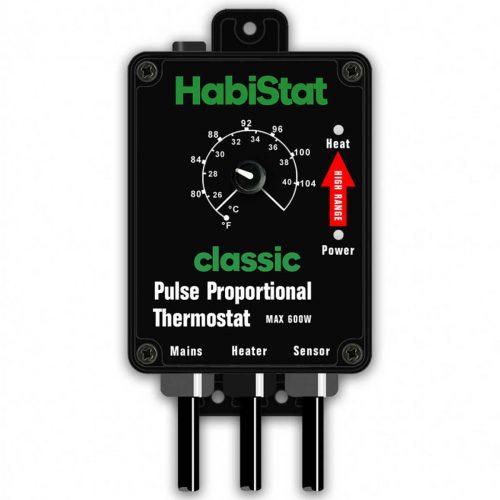 HabiStat High Range Pulse Proportional Reptile Thermostat | Black