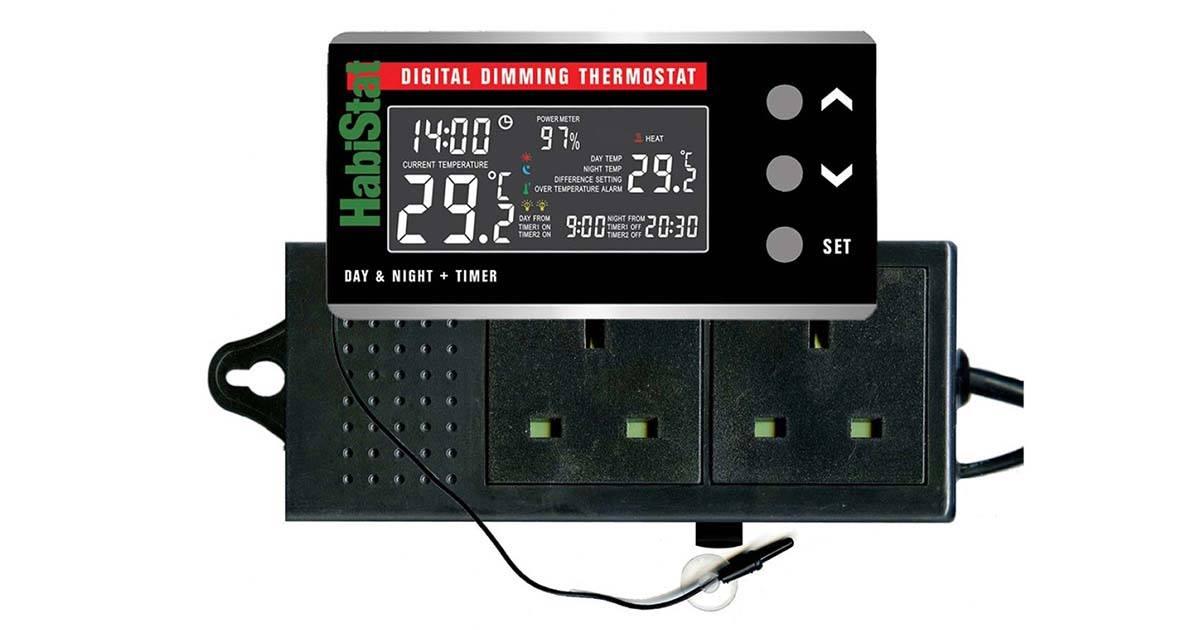 Habistat Digital Dimming Thermostat Serpentia