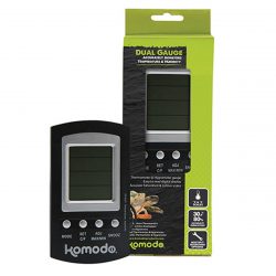 Komodo Combined Digital Thermometer And Hygrometer Reptile Vivarium Temperature and Humidity Guage
