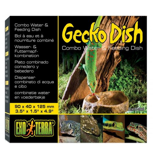 Exo Terra 2-in-1 Combo Water and Feeding Gecko Dish