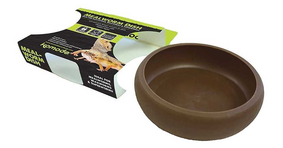Komodo Reptile Mealworm Dish Serpentia Reptile Supplies