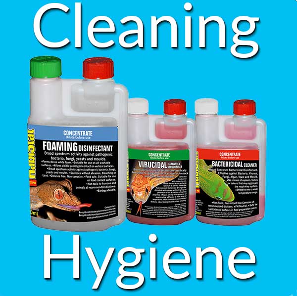 Reptile Vivarium Disinfectants and Cleaners Serpentia