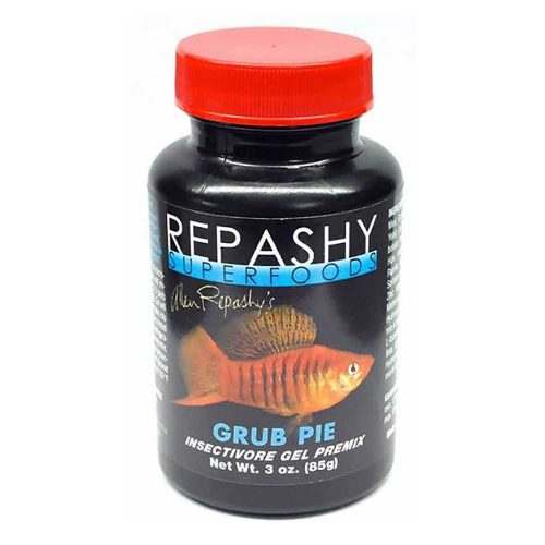 Repashy Grub Pie Fish, Insectivore Gel Premix Fish Food. 85g Pot