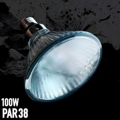 Arcadia Halogen Basking Spotlight Heat Lamp | Reptile 100W PAR38 Heat Bulb