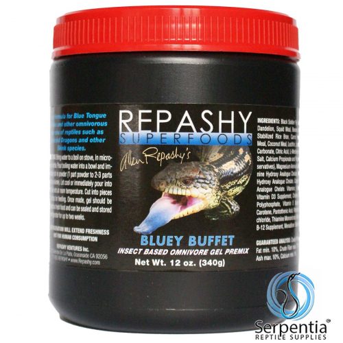 Repashy Superfoods Bluey Buffet | Blue Tongue Skink and Bearded Dragon Food | 340g Jar