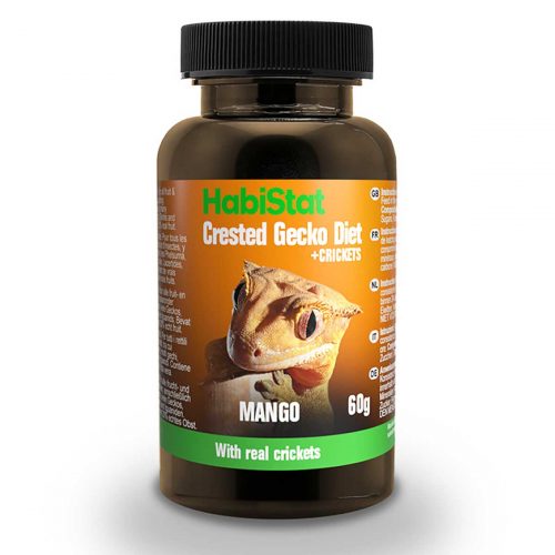 HabiStat Crested Gecko Diet | Mango With Crickets | 60g Pot