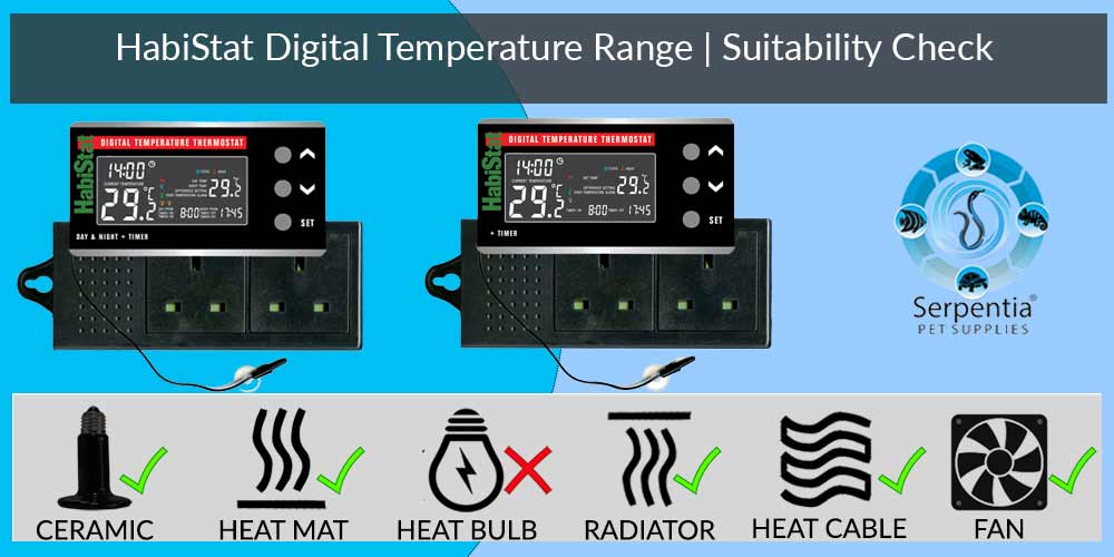 Habistat Digital Temperature Thermostat Range