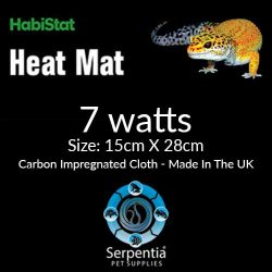 HabiStat Heat Mats | Reptile Vivarium Heating | 7 watts