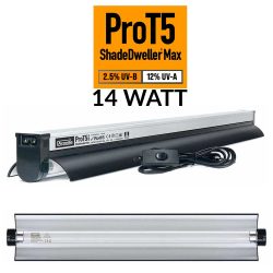 Arcadia ProT5 ShadeDweller Max UVB | 14 watt | 2.5% UVB Kit For Snakes