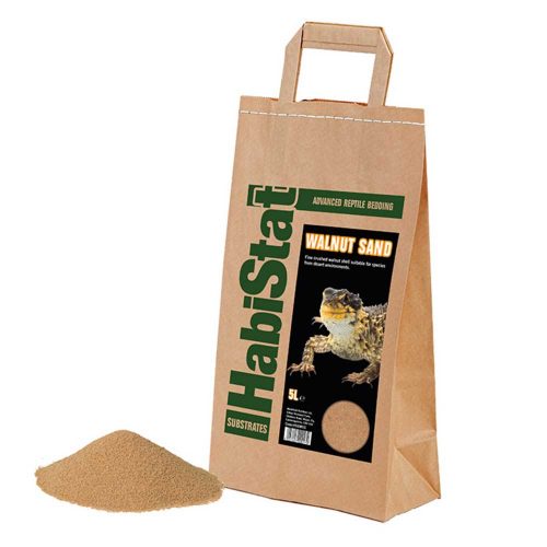 Habistat Ground Walnut Sand Reptile Substrate | 5 Litre Bag
