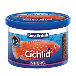 King British Floating Cichlid Sticks | Fish Food With IHB 100g