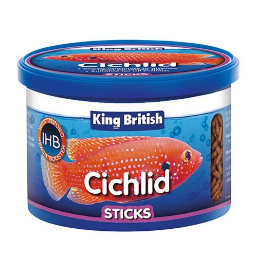 King British Floating Cichlid Sticks | Fish Food With IHB 100g