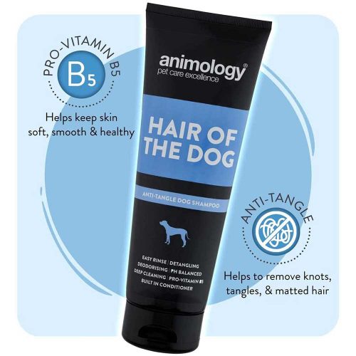 Animology Hair Of The Dog Anti-Tangle Dog Shampoo | With Pro-Vitamin B5