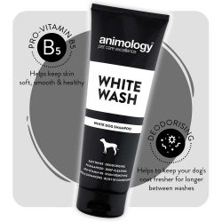 Animology White Wash White Dog Shampoo | With Pro-Vitamin B5