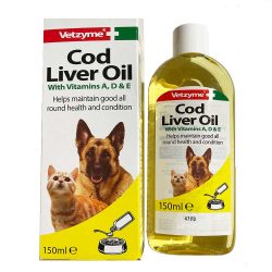 Vetzyme Cod Liver Oil With Vitamins For Dogs and Cats