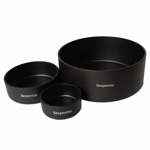Serpentia Dishes | Heavy Duty | High Quality Coated Alloy in 3 Sizes