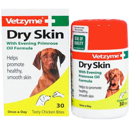 Vetzyme Dry Skin Tablets For Dogs