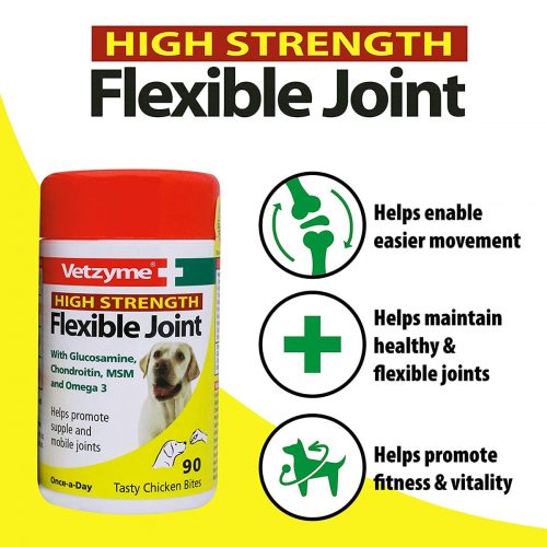 Vetzyme High Strength Flexible Joint 90 Tablets