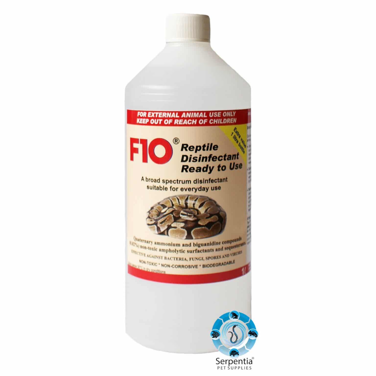 F10 Reptile Disinfectant Ready To Use REFILL Serpentia Pet Supplies