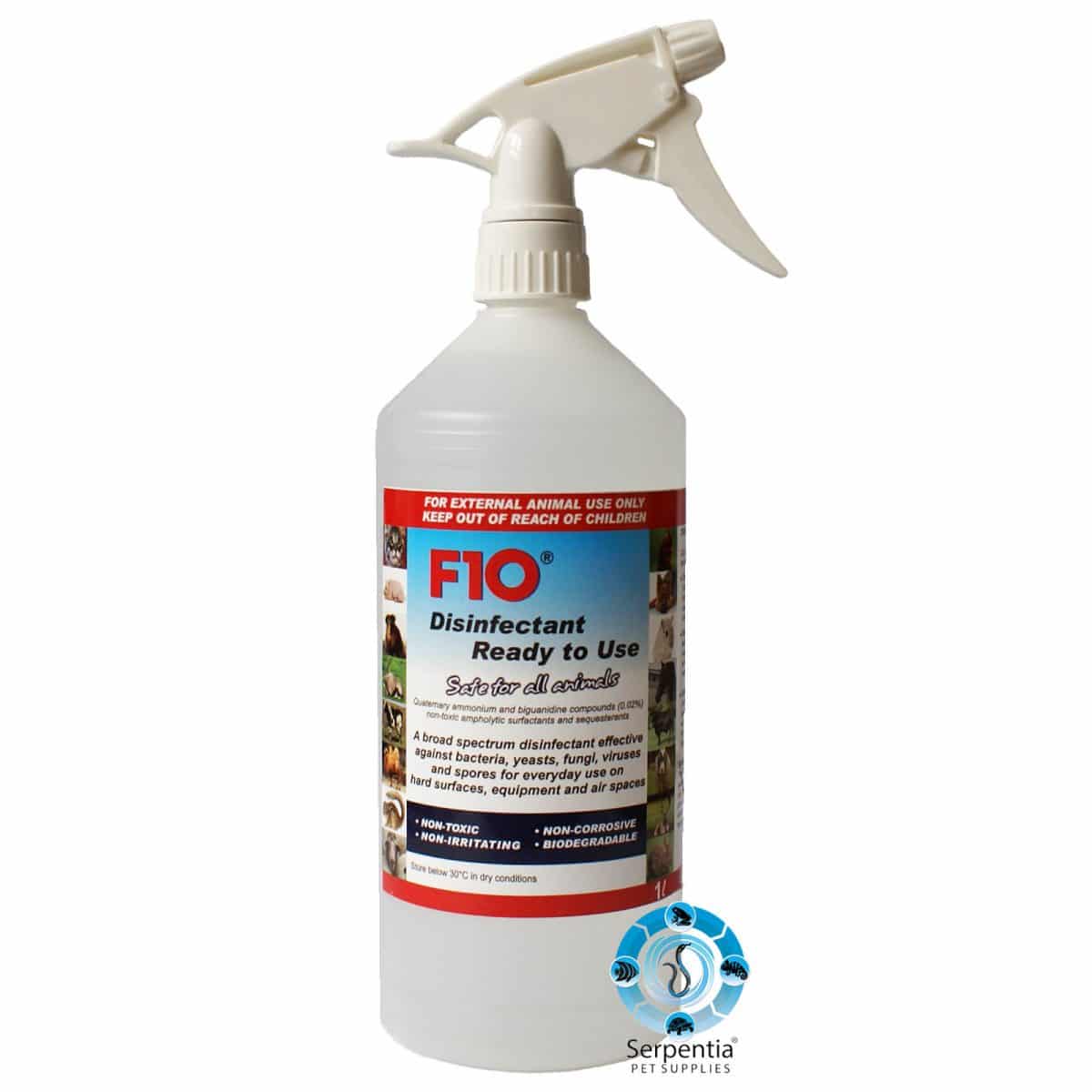 F10 Disinfectant Ready To Use Spray Serpentia Pet Supplies