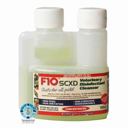 F10 SCXD Veterinary Disinfecant Cleanser Concentrate 100ml