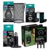 Reptile Heating Bundle | HabiStat Black Pulse Thermostat | Arcadia Ceramic Heater | Arcadia Bracket Pro and Safety Cage