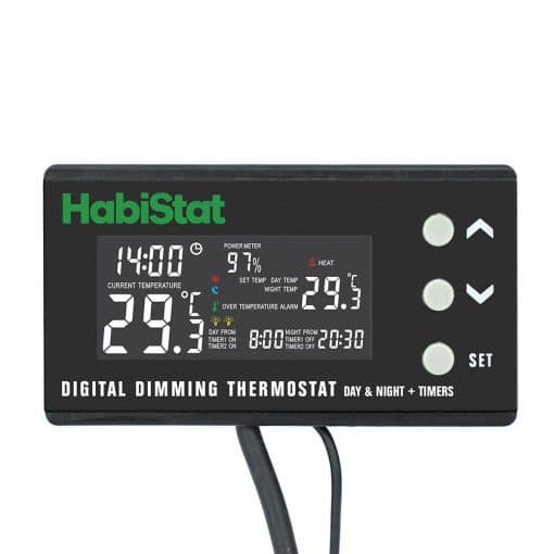 Habistat Digital Dimming Thermostat with Day and Night and Timers
