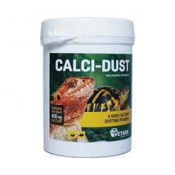 Vetark Calci Dust Pure Calcium Dusting Powder For Reptiles Provides 400mg of Calcium per gram